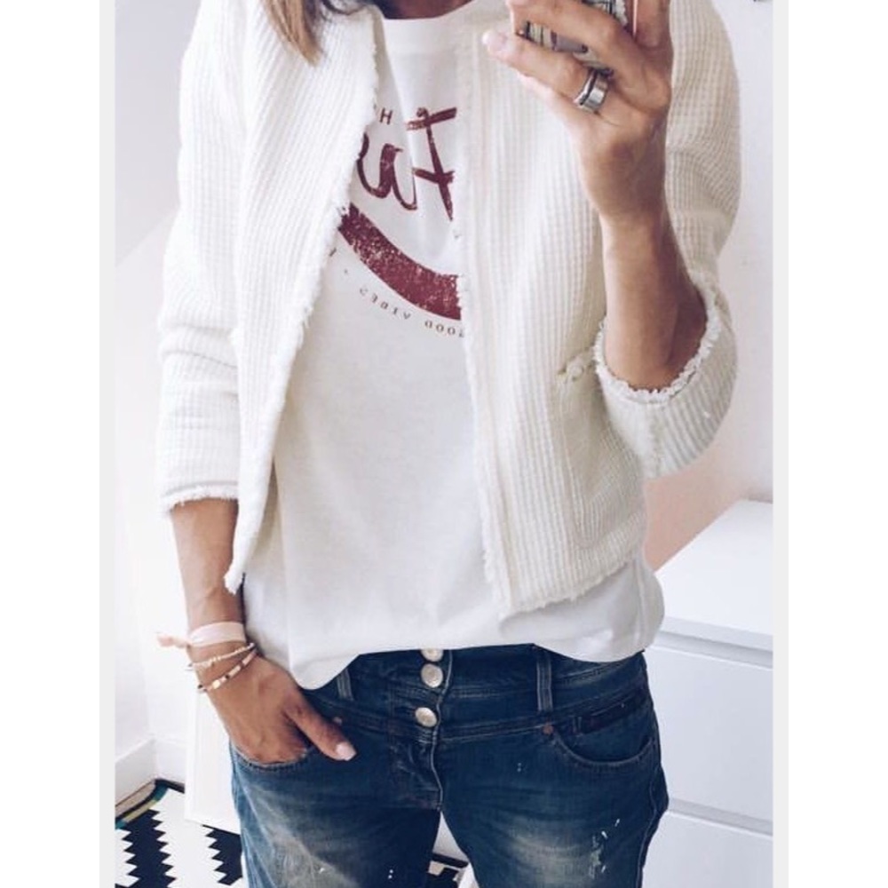Zara  blazer coat.
